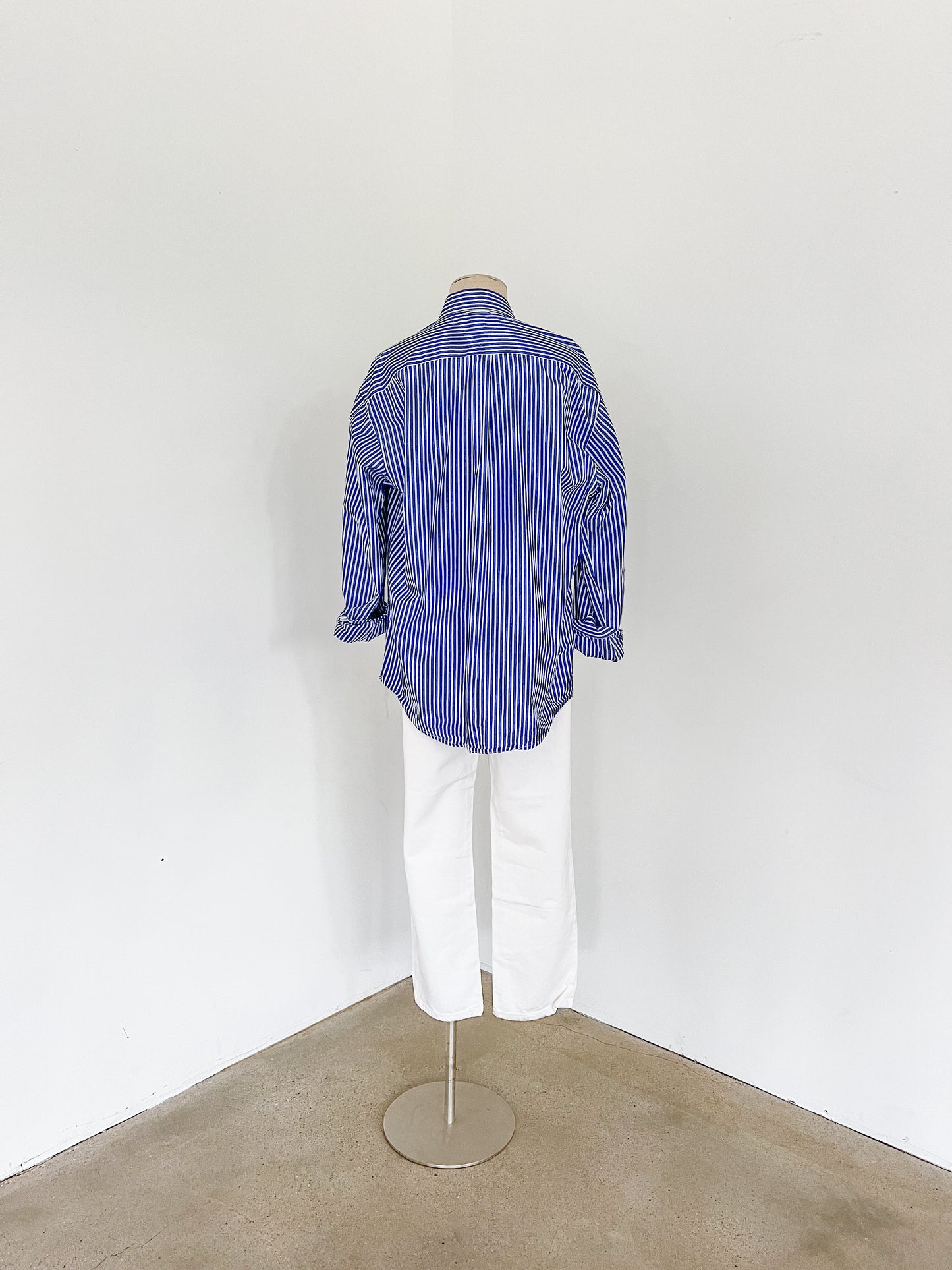 Tommy Hilfiger Blue & White Stripe Button Down
