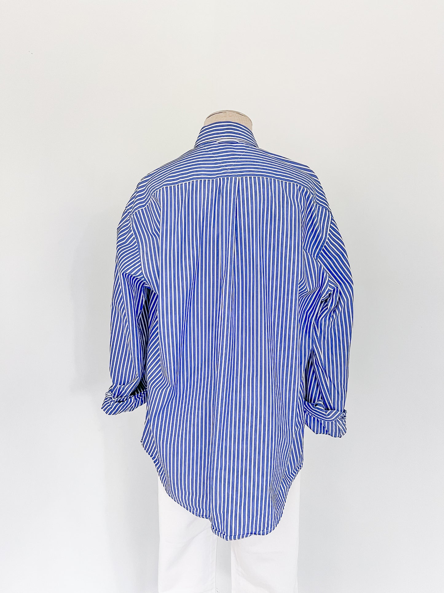 Tommy Hilfiger Blue & White Stripe Button Down