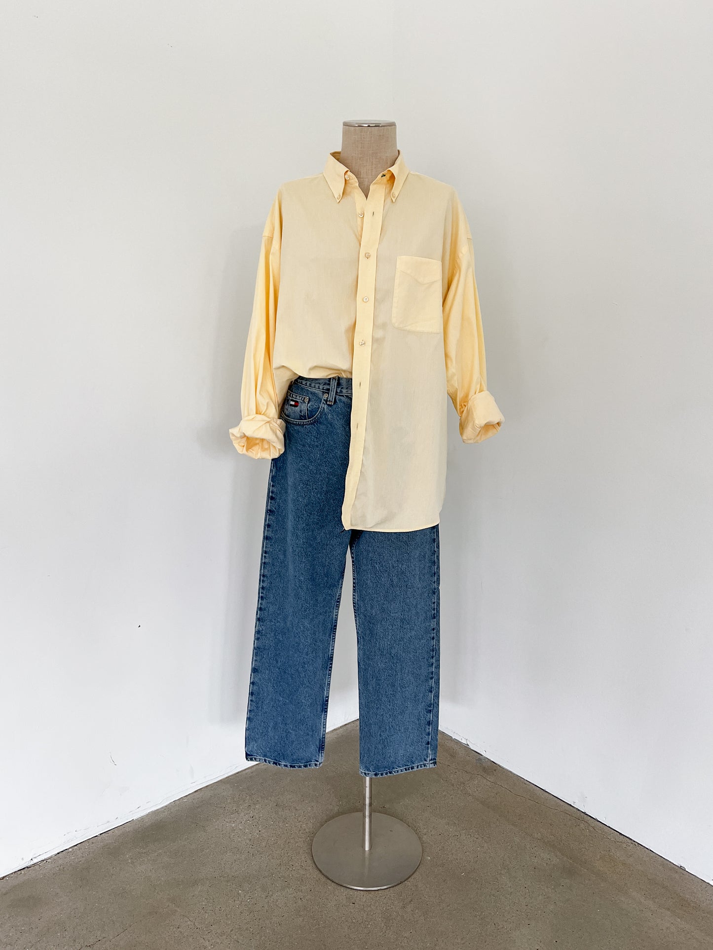 Tommy Hilfiger Yellow Button Down