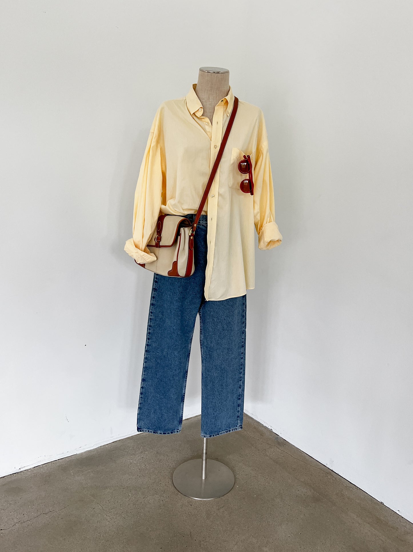 Tommy Hilfiger Yellow Button Down