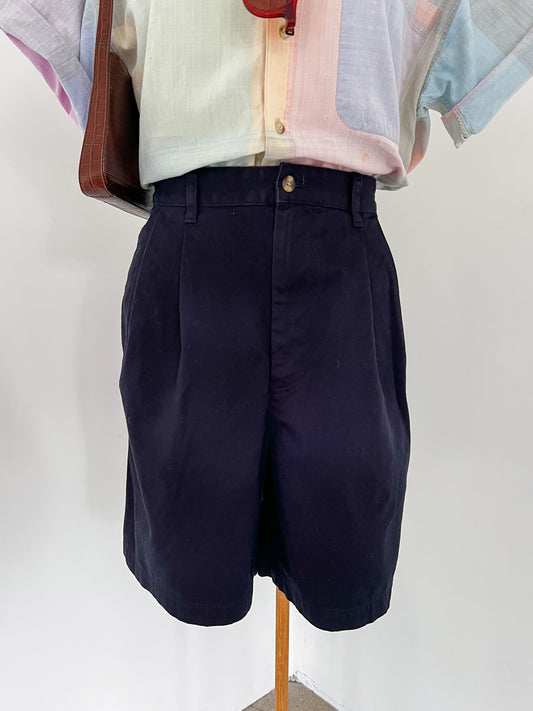 Tommy Hilfiger Navy Oxford Shorts