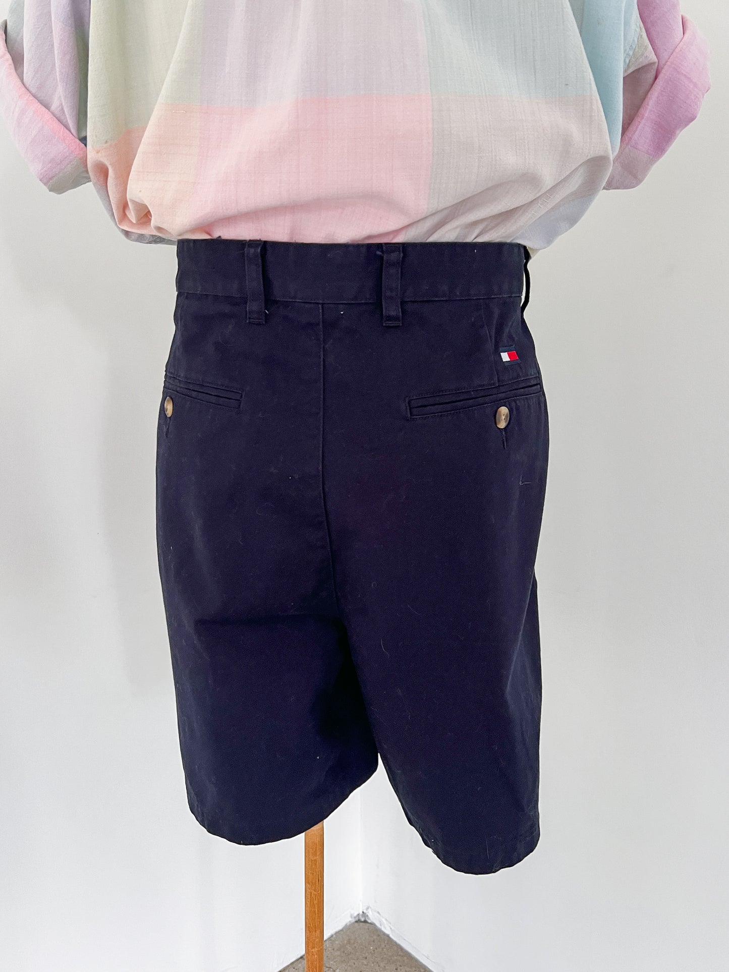 Tommy Hilfiger Navy Oxford Shorts