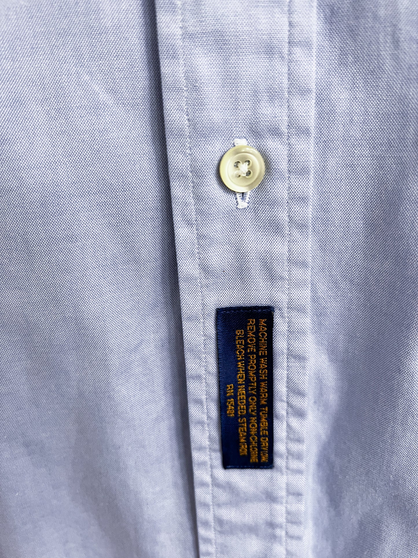 Tommy Hilfiger Blue Long Sleeve Button Down