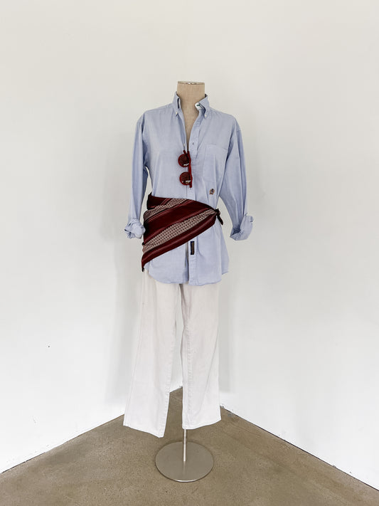 Tommy Hilfiger Blue Long Sleeve Button Down