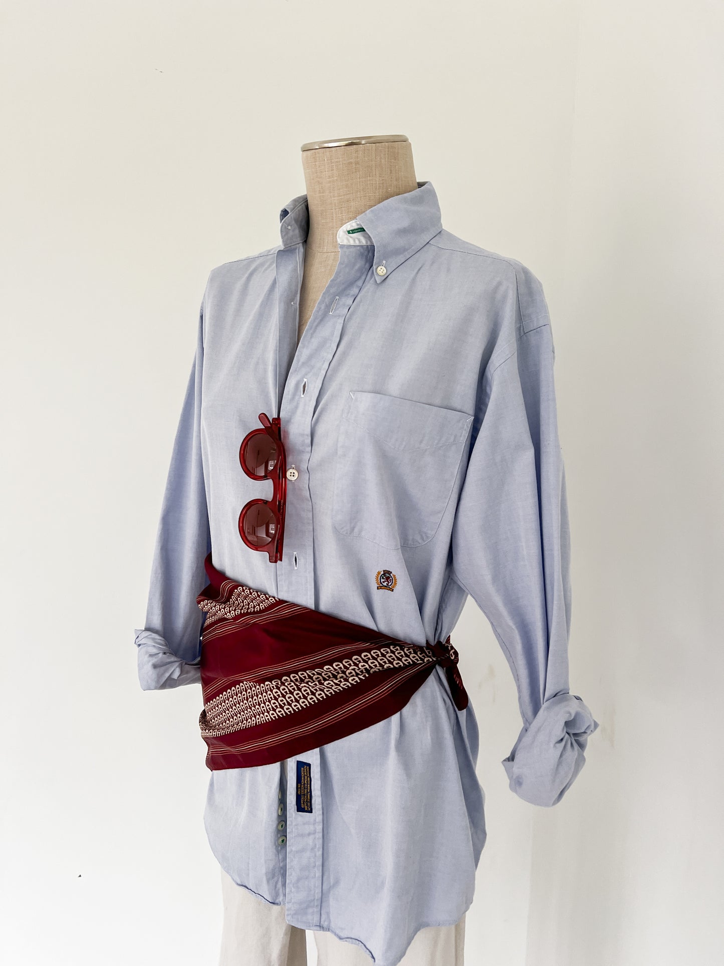 Tommy Hilfiger Blue Long Sleeve Button Down