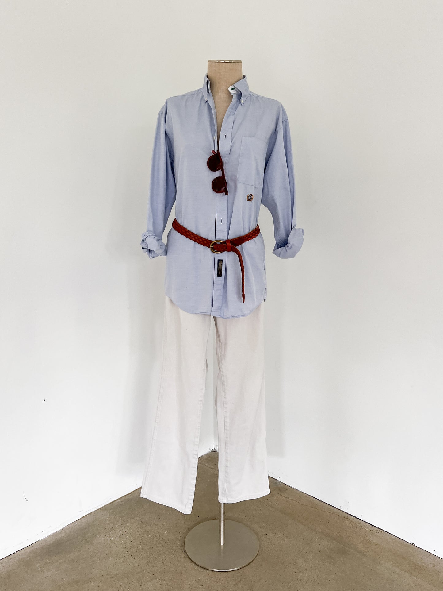 Tommy Hilfiger Blue Long Sleeve Button Down
