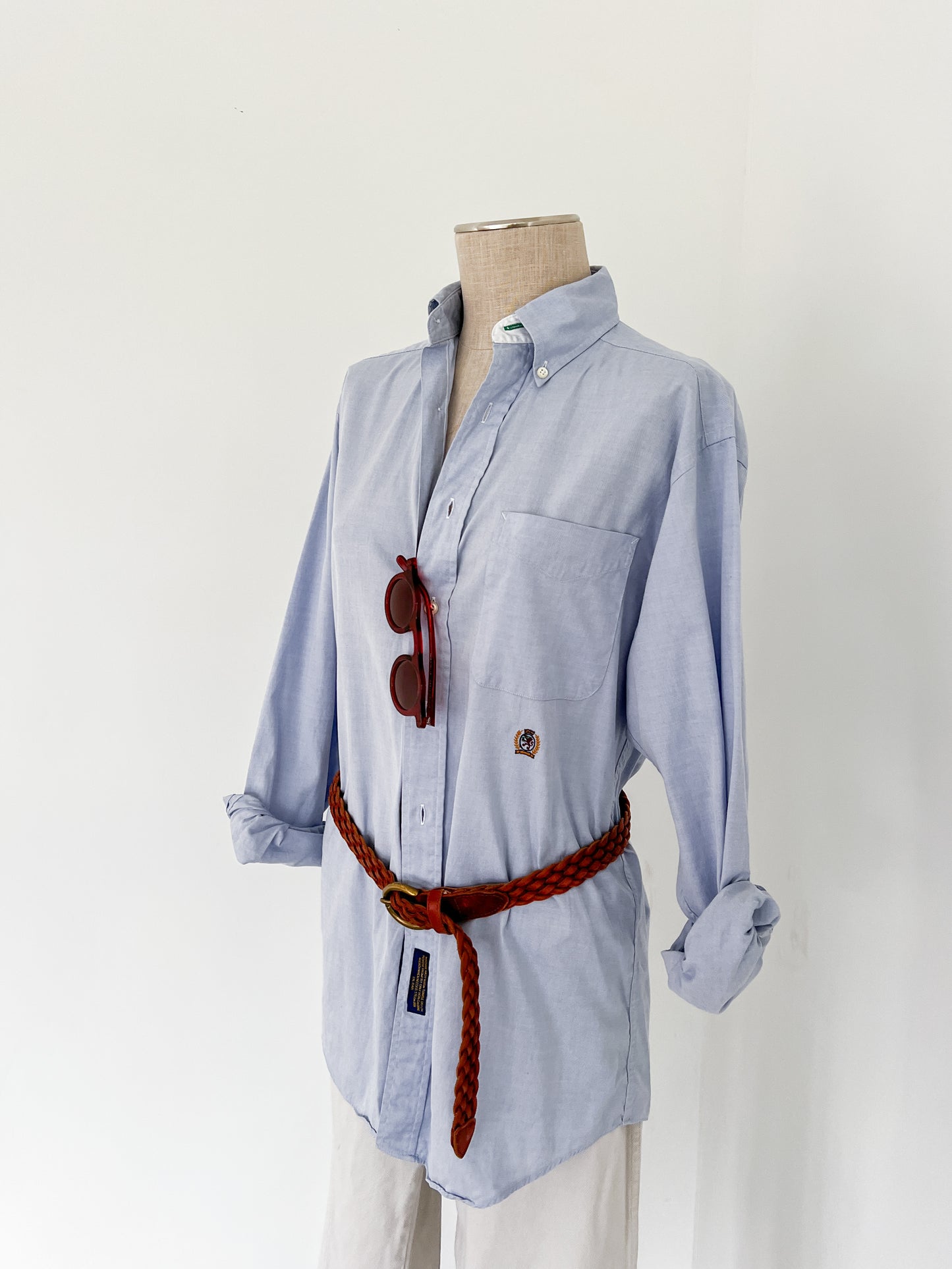 Tommy Hilfiger Blue Long Sleeve Button Down