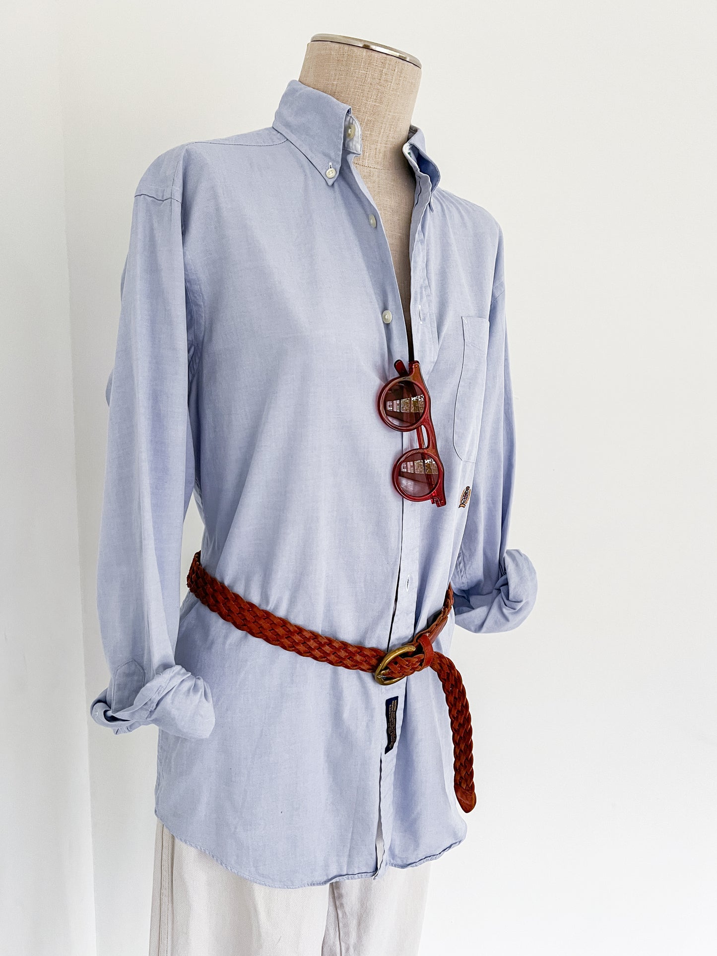 Tommy Hilfiger Blue Long Sleeve Button Down