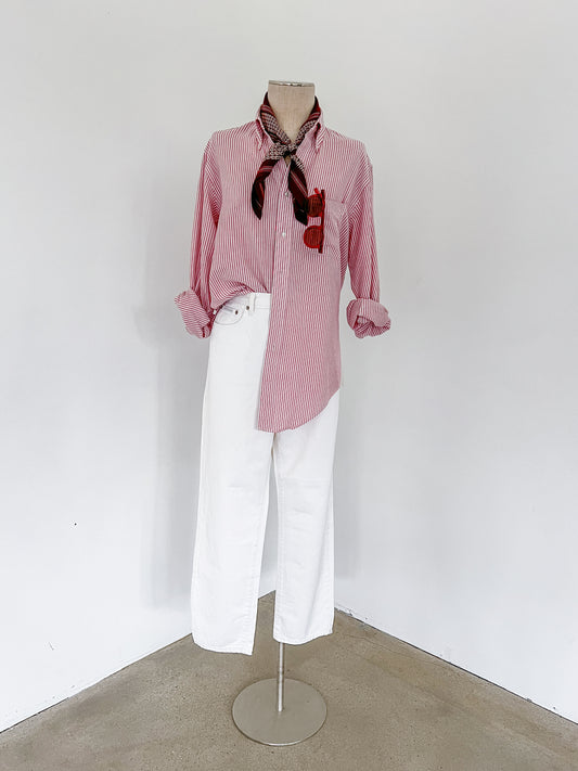 Brooks Brothers Red & White Button Down