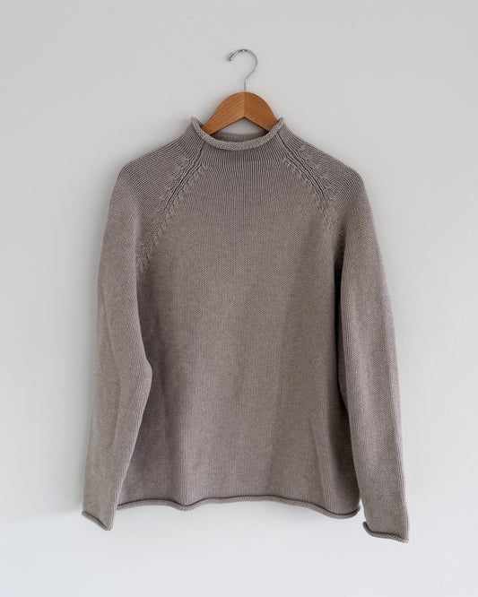 J. Crew Cotton Roll Neck Sweater