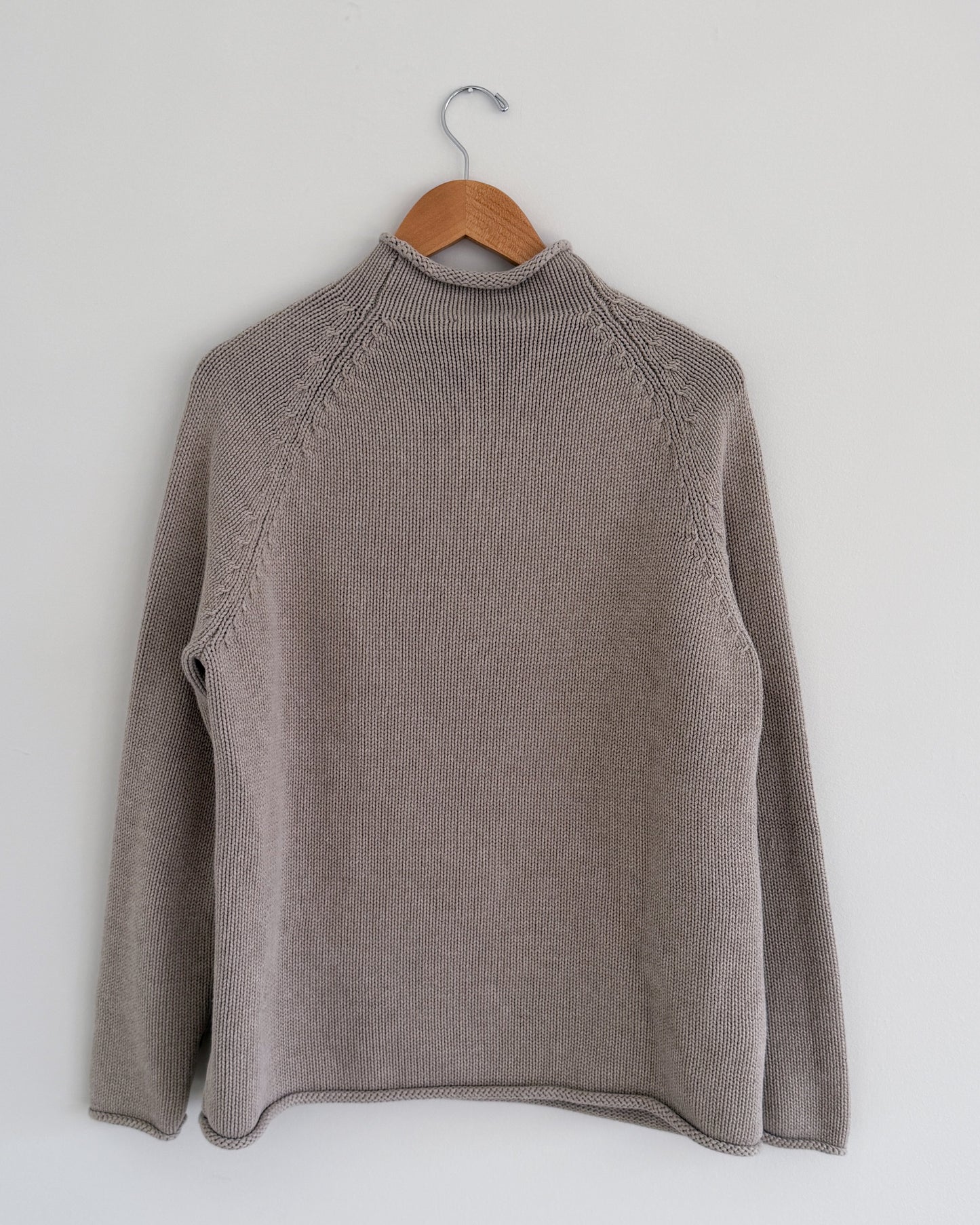 J. Crew Cotton Roll Neck Sweater