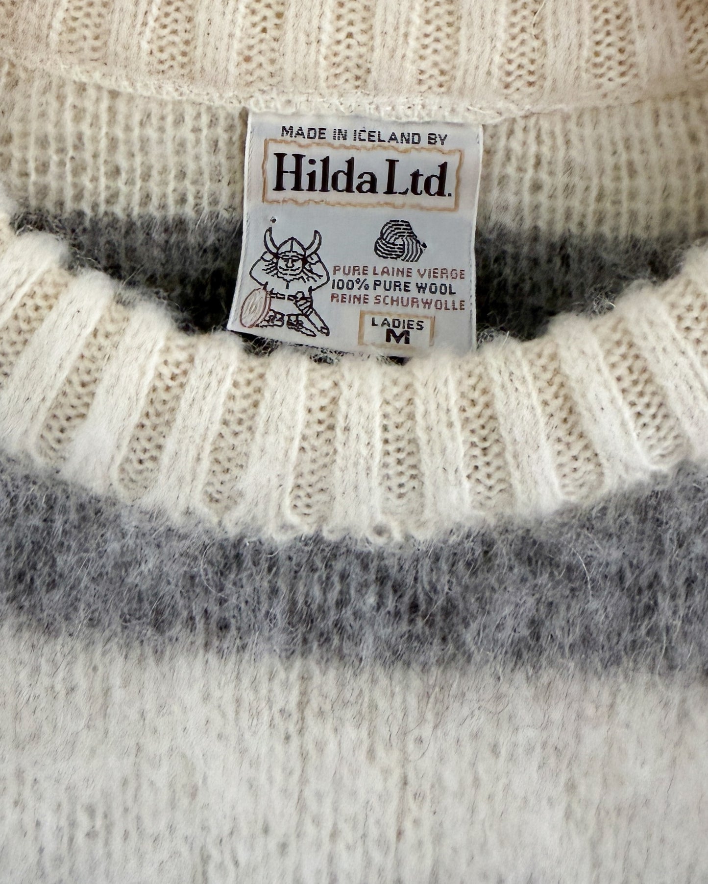 Hilda Ltd. Striped Wool Sweater