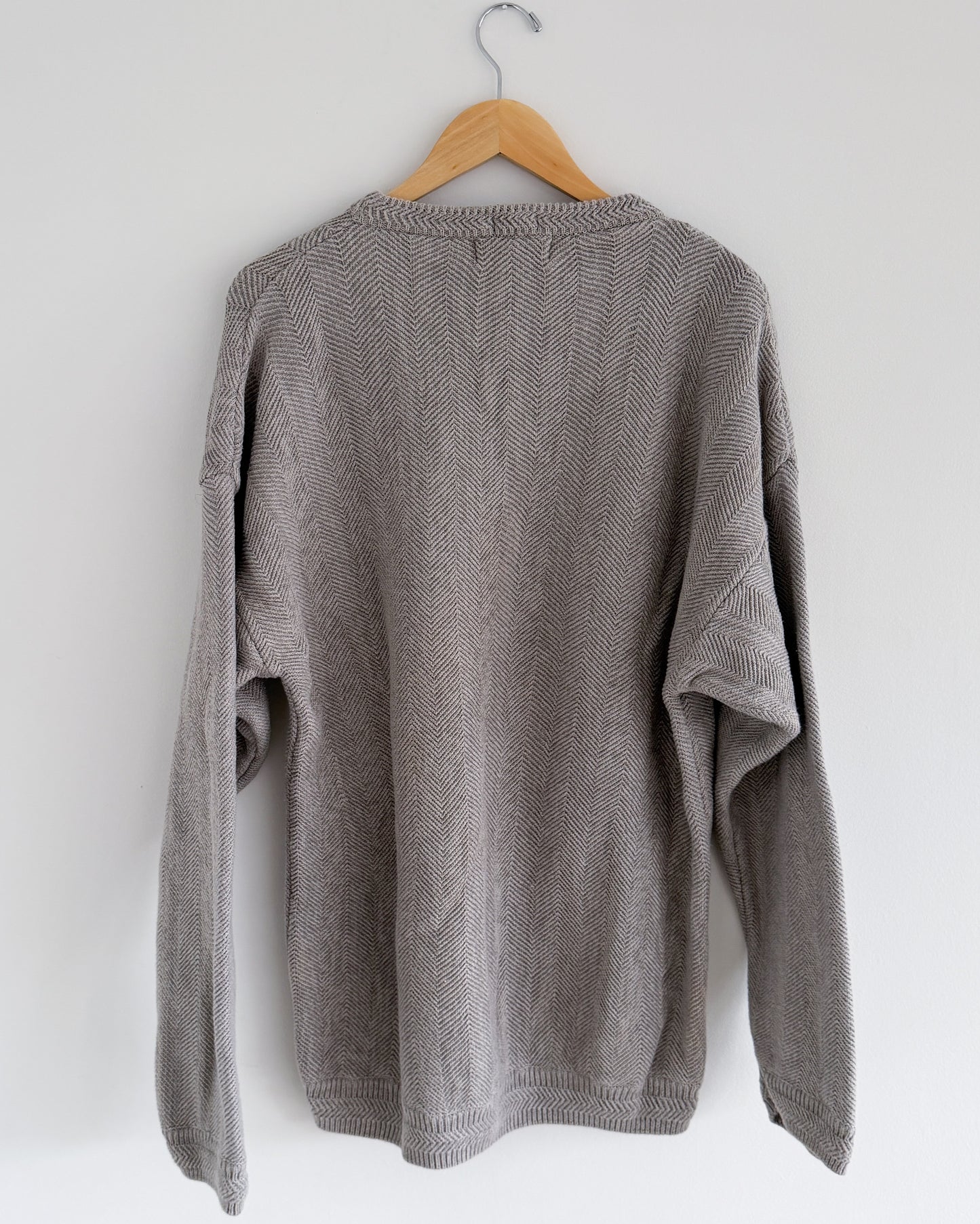 Chaps Ralph Lauren Gray Crewneck Sweater