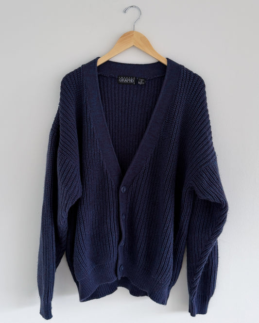 Sweater Graphix Dark Blue Cardigan