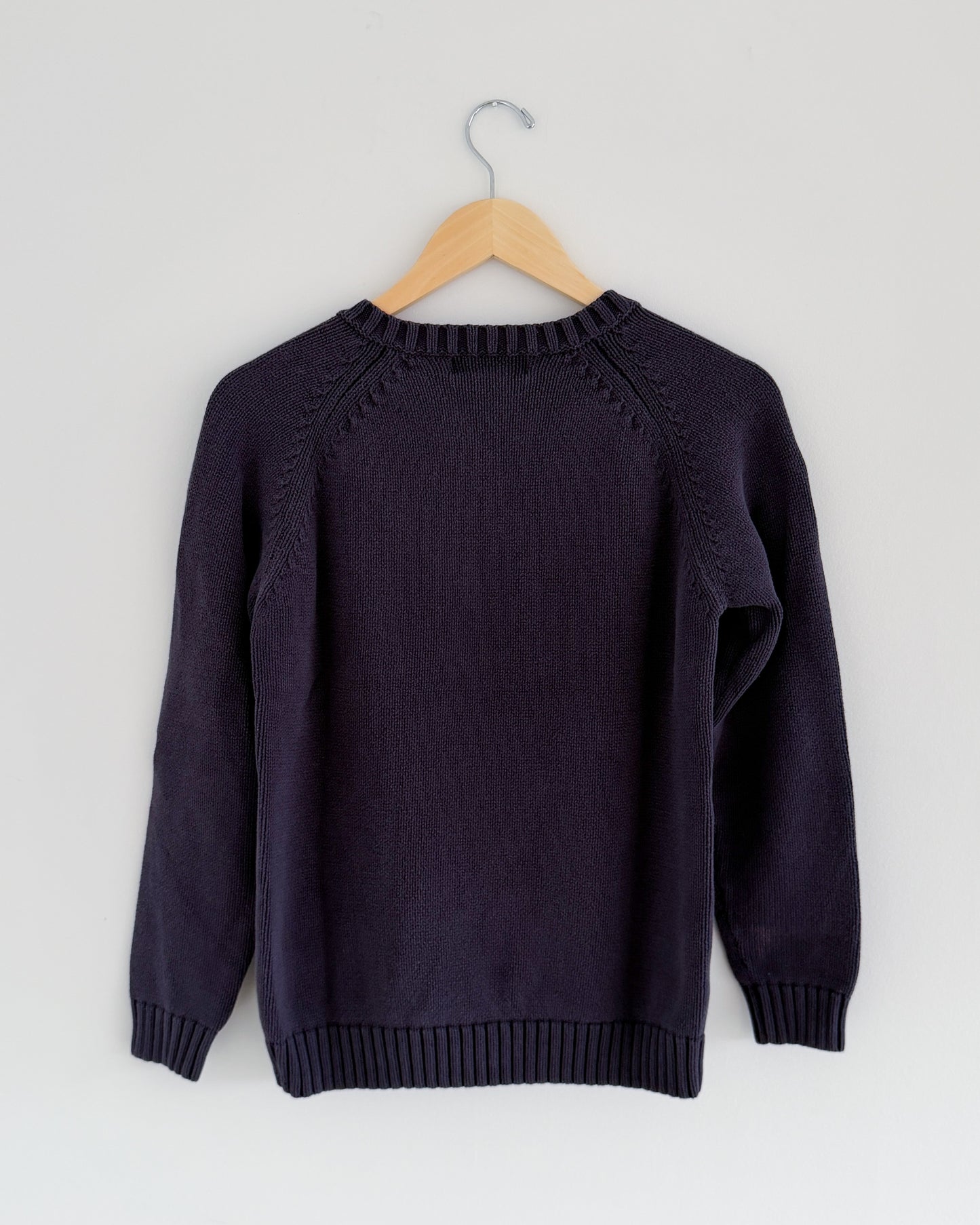 Cabin Creek Navy Cotton Sweater