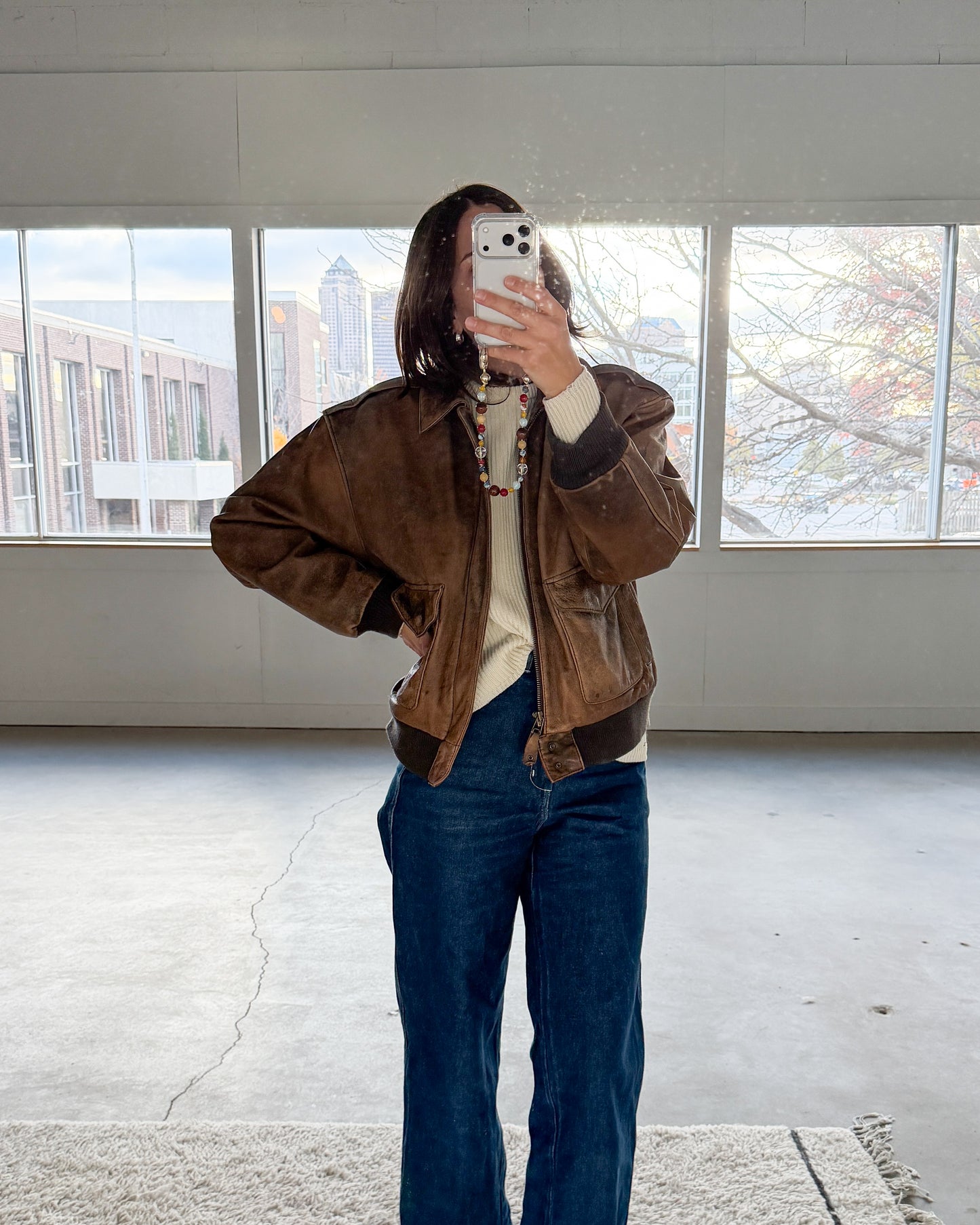 Gap Cream Ribbed Crewneck Sweater